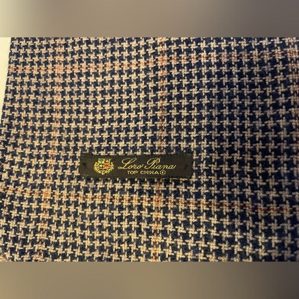 Loro Piana plaid scarf